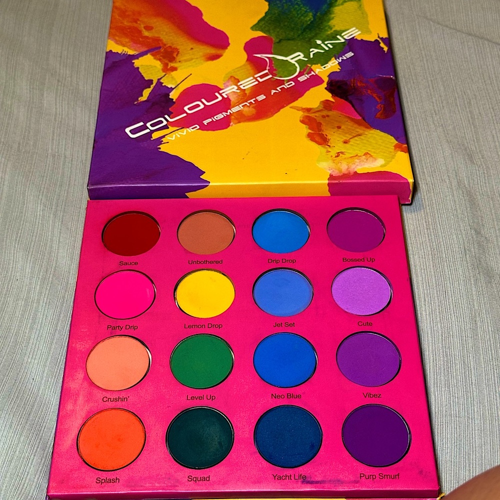 Coloured Raine Vivid Pigment and Shadow Palette